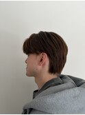 刈り上げなしセンターパート