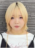 レイヤーボブ/おしゃれ女子ウルフヘア/顔周りレイヤー/盛岡