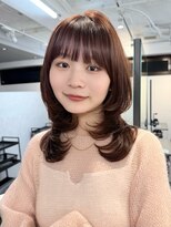 フォト イケブクロ(foto IKEBUKURO) ミディアムくびれレイヤー/顔まわりカット/10代20代