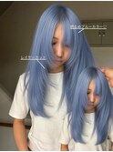 鮮やかブルー
