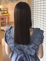 マルソー&nbsp;岡山ロング髪質改善トリートメントグレーベージュ透明感カラー