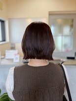リノ(RINO)&nbsp;ボブ×ボルドーカラー【stylist Rea】
