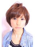 ナチュラルなショートスタイル