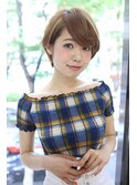 目ヂカラアップ！艶ふわショートボブ！！