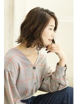 アキュレ(Aqure)&nbsp;【Aqure】切りっぱなしボブ×ゆるフワウェーブ