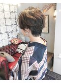 【loty川原一高】ショートボブ×ゆるめのニュアンスパーマ