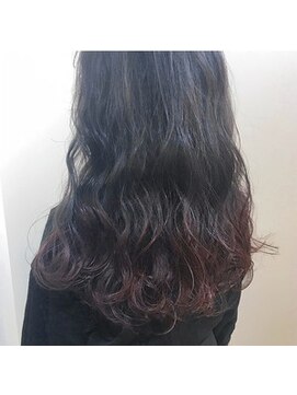 コロ(COLO) 【COLO 吉祥寺 都甲菜穂】バイオレットカラーグラデーション