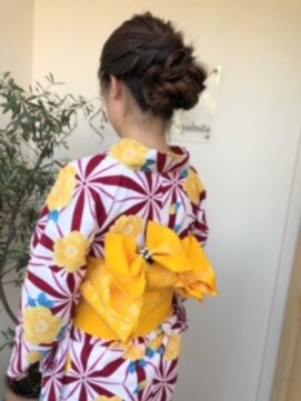 マロウ ヘア(Mallow hair) 可愛らしい浴衣スタイル♪