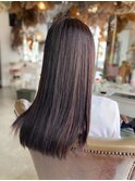酸性ストレートでツヤツヤなロングスタイル♪