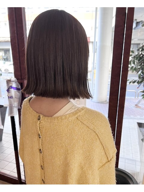 切りっぱなしロブhair