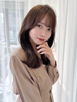 アフロート ルヴア(AFLOAT RUVUA)&nbsp;るなstyle ベージュカラーの柔らかくびれヘア♪20代30代40代