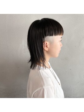 タグ(#tag) #刈り上げ×ショートウルフ