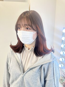 アルーシェウィズスカイ 原宿(Alushe with Sky) イヤリングカラー/ピンクカラー/インナーカラー/ダブルカラー