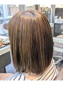 ストレートミディアム☆モノグレージュ20代30代40代