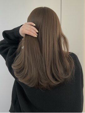 ザックジングウ 表参道(ZACC JINGU) ブリーチなしベージュカラー/透明感ベージュ/レイヤースタイル