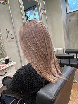 ヘアプレイスソル (HAIR PLACE SoL) 艶髪ストレート/ミルクティーベージュ