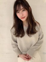 ソヨン 南草津店(SOYON)&nbsp;マロンベージュ 小顔バング 大人かわいいヘア