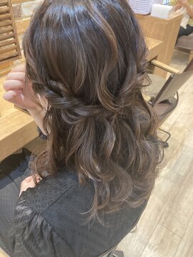 ナンプウ(Nanpu) 艶お呼ばれハーフアップ☆