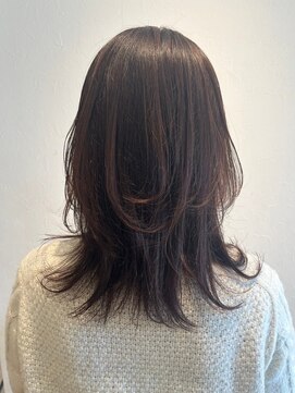 エヌアンドエー 春日部東口店(hair shop N&A) 大人のうる艶レイヤーカット くびレイヤー 外ハネ髪質改善カラー