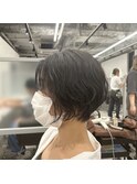 レディースショート×無造作パーマ
