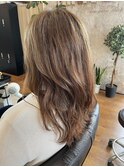 脱赤味 グレーカラーハイライト