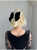 【髪質改善】ボブヘアーのハーフアップスタイル@SARASA