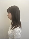 白髪ぼかしハイライト×地毛風ストレート20代30代40代