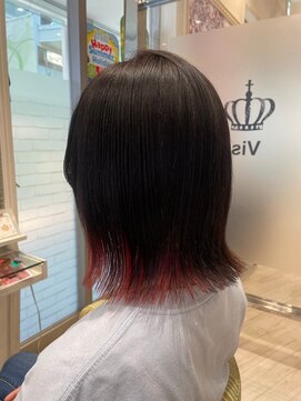 ビス ヘア アンド ビューティー 西新井店(Vis Hair＆Beauty) インナーカラー/レッドカラー/デザインカラー