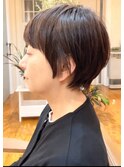 函館/ショートボブ/グレージュカラー/透明感/大人可愛い