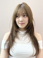 ロンドネートゥル 新潟(Lond naitre)&nbsp;新潟／万代　　レイヤーカットオリーブベージュ