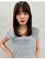 エジョン 幡ヶ谷店(Aejon)&nbsp;イメチェン/似合わせカット/フルバング/レッドブラウン/新宿