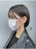 横浜/mikiya指名/切りっぱなしボブ/顔周りカット