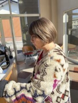 サンタフェ 柳津店(Santa'Fe) Santa'Fe式脱白髪染め白髪ぼかしカラー[ビフォーアフター]