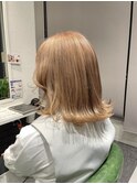 ピンクベージュ！【TELA HAIR 稲毛店】