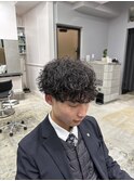 強めシャドウパーマ