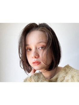 繊細な顔周りの似合わせカットで大人の魅力を引き出すヘアに☆[インナーカラー/ボブ/ショート/韓国/吉祥寺]