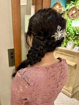 ティンク 天神(Tink) 天神 / 今泉 / 結婚式ヘアセット / 【前田 悠希】