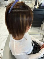 キング 高槻(K!ng) 縮毛矯正髪質改善ハイライトレイヤーカット枚方美容室エクステ