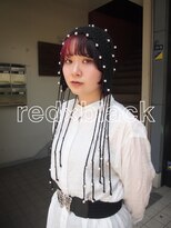 コレットヘアー ザモリオカ(Colette HAIR the MORIOKA)&nbsp;-kanna-♪モードな赤黒ツートーン♪