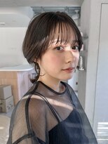結んで可愛い顔周りカット　似合わせカット顔まわりカット