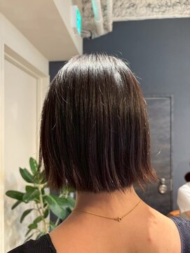 ヘアリゾート粋 トゥジュ 池袋東口店(tujuh) 髪質改善カラー/透明感/ブラウン/ショート/ボブ