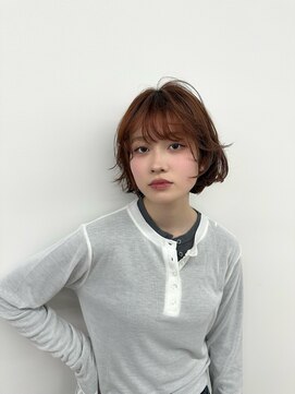 アイシーキョウト(I see kyoto) ボブ/ピンクブラウンカラー