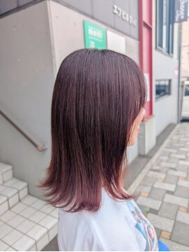 レアナ バイ ニーナ(Leana by NINA) ピンクカラー　髪質改善トリートメント　宮の沢　美容室