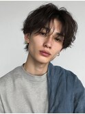 くせ毛風無造作パーマでラフにキメる