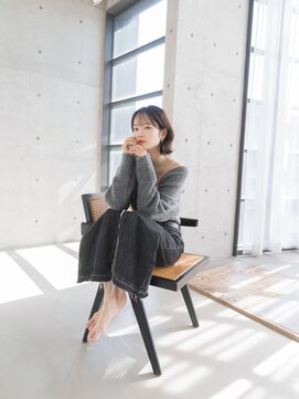 エレノア 藤沢(Eleanor) 【くびれボブ】丸み×メリハリの上品ヘア