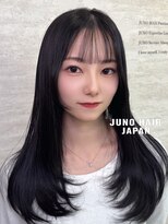 ジュノヘアージャパン 表参道(JUNO HAIR JAPAN)&nbsp;ワンカールレイヤー×パープルブラック★スタイリング簡単！