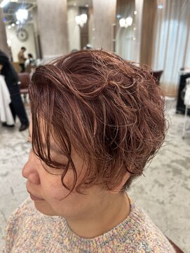 ヘアデザイン アクスト 西宮北口本店(HAIR DESIGN axt) カッパーレッド