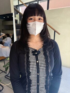 ヘアー アイス ルーチェ(HAIR ICI LUCE) ラベンダーグレー/ミディアムレイヤー/顔まわりレイヤー/堀場