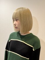 ノブレス ノアール(NOBLESSE NOIR)&nbsp;タッセルボブ/切りっぱなしボブ/ハイトーンボブ