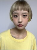 デザインカラー×ミニボブ